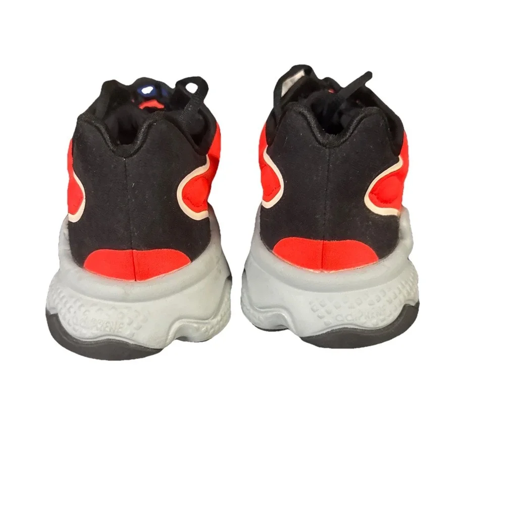 Adidas Ozweego Pure Mens Shoes Size 8, Color:‎ Core Black/Solar Red/Grey Two